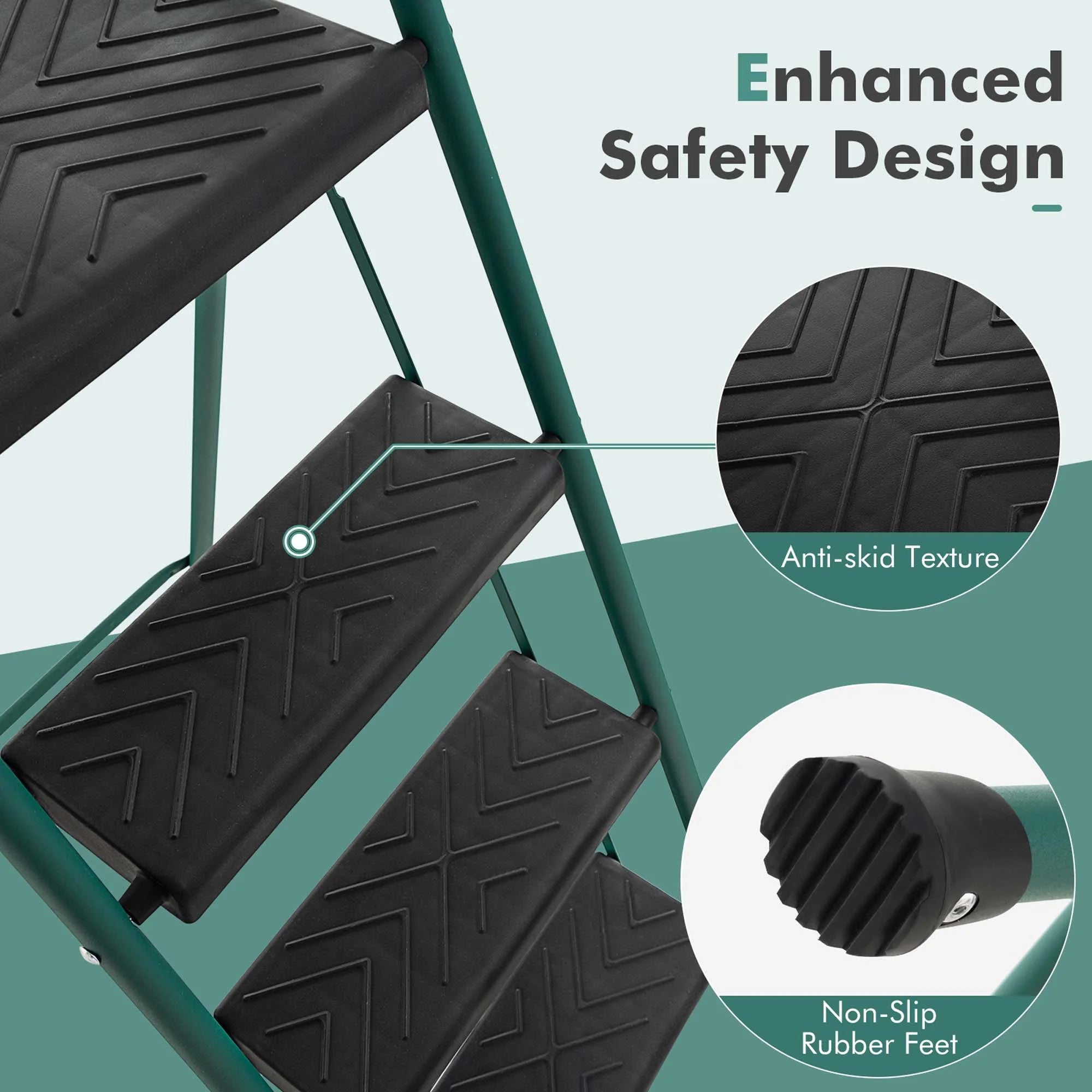 Portable 4 Step Ladder