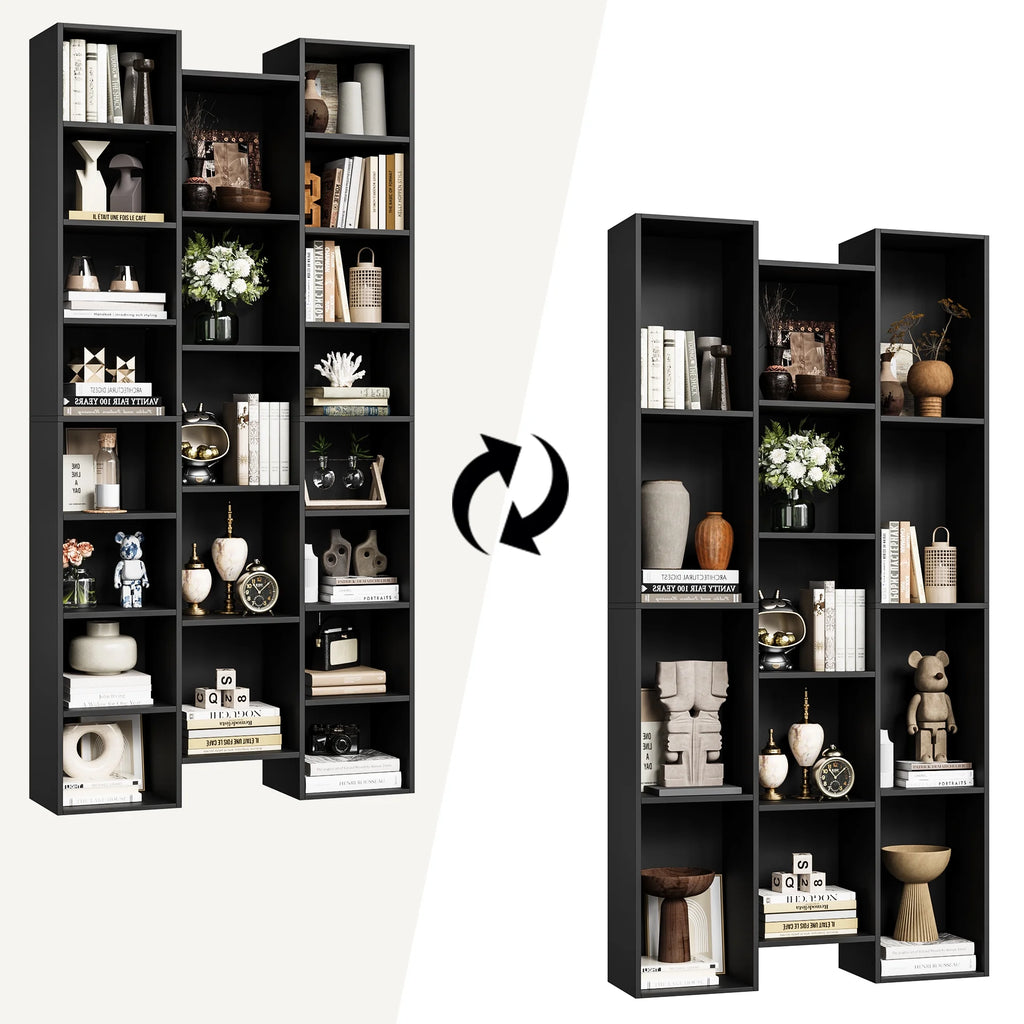 Bookshelves with Adjustable Shelves