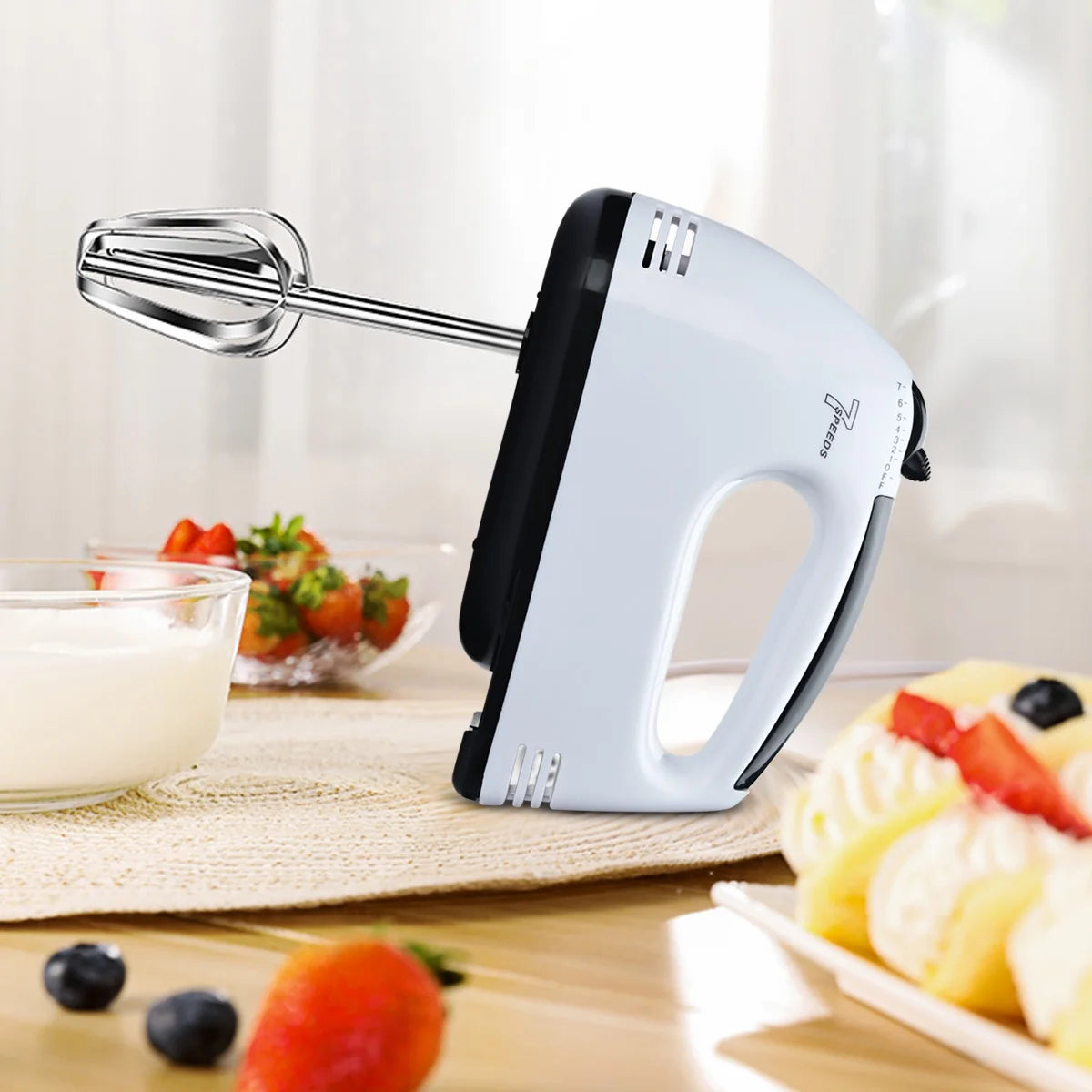 7-Speed Electric Hand Mixer 