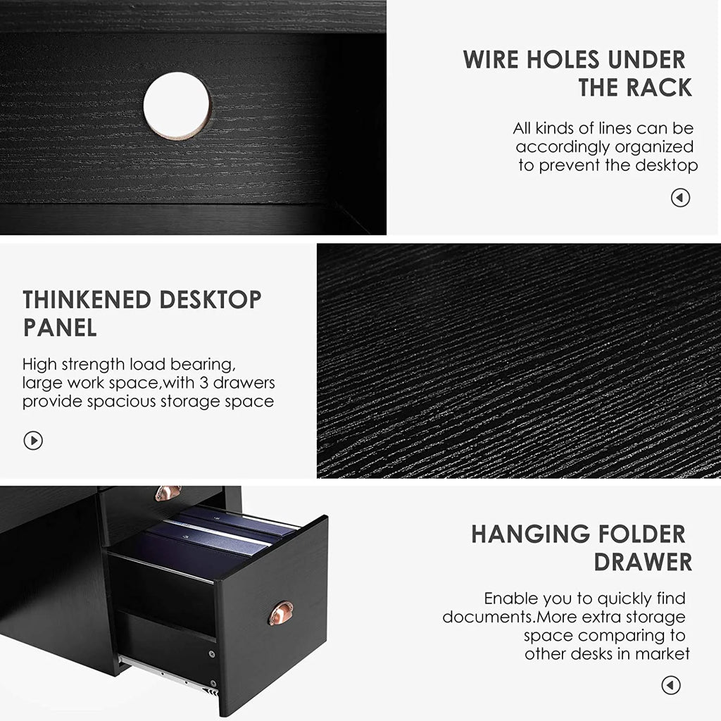 Computer Desk with Drawers