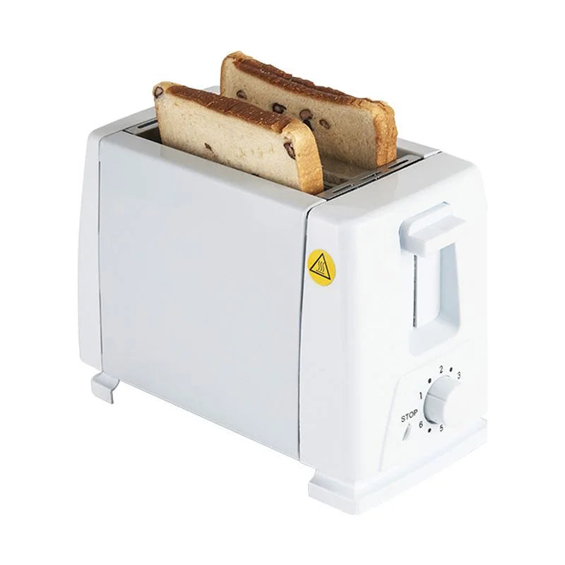 Toaster 2 Slice with Auto Shut off & Reheat Function - White