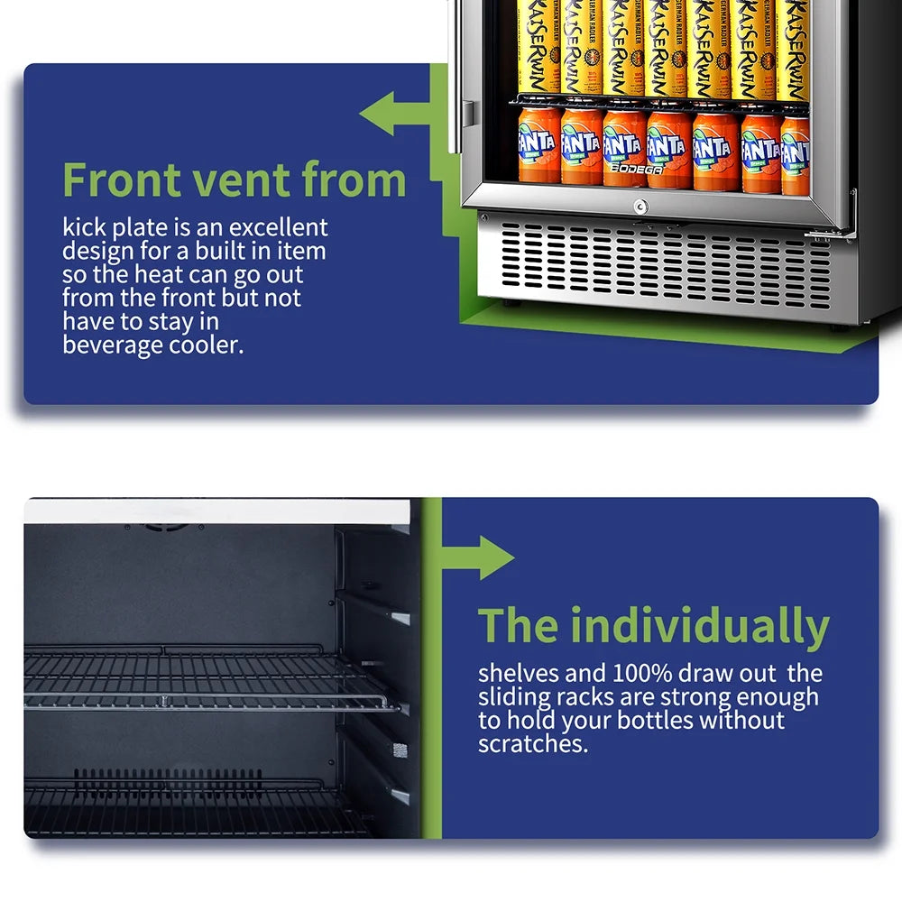 24 Inch Beverage Refrigerator 