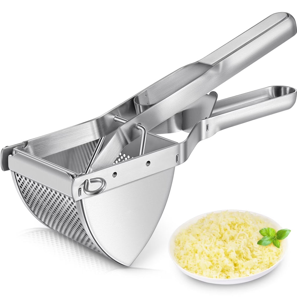 Stainless Steel Masher with Ergonomic Handle