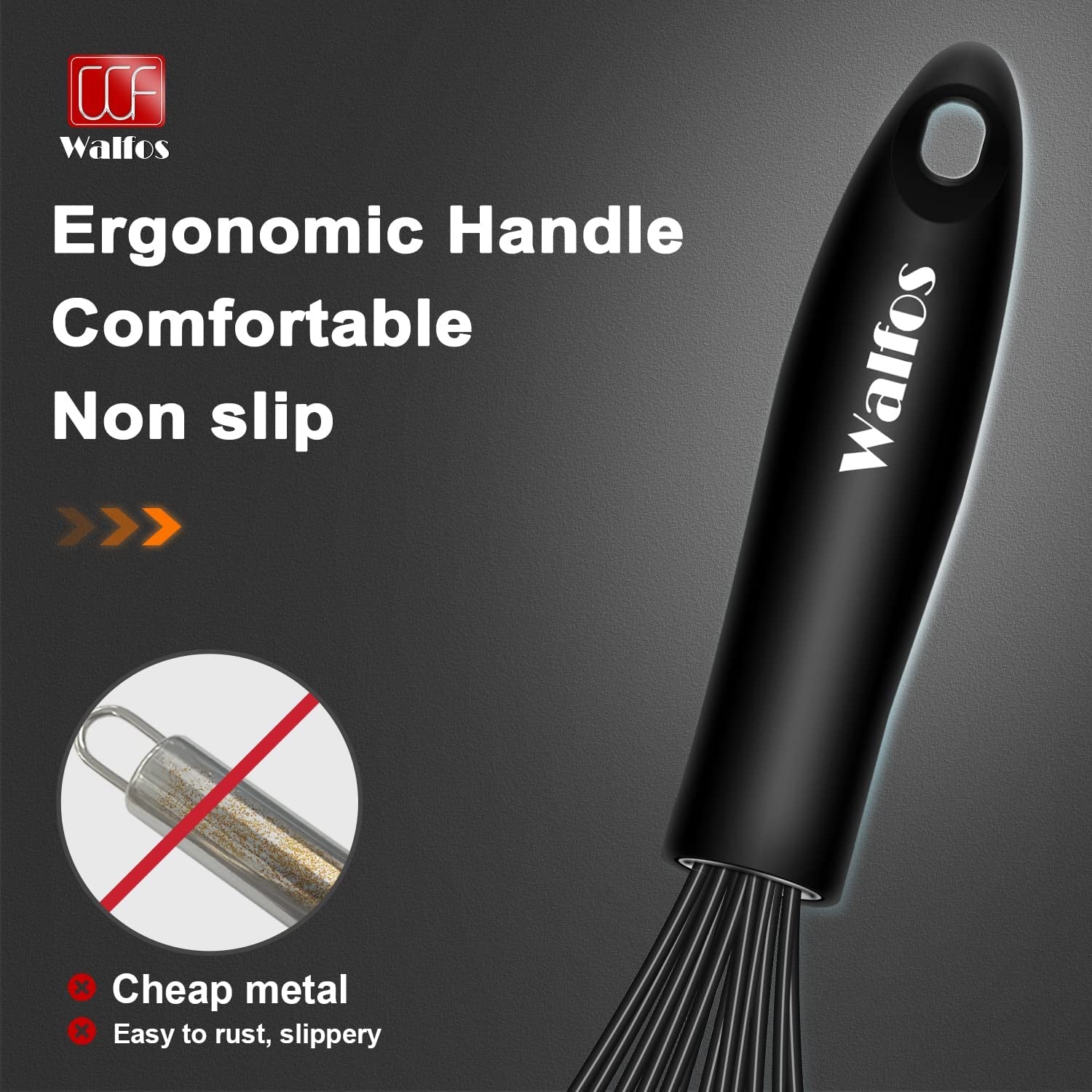 Stainless Steel Whisk Set of 3 