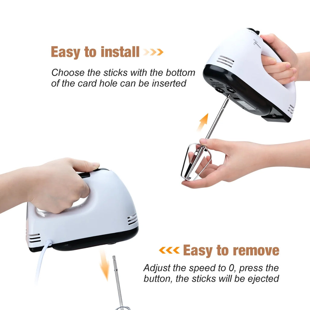 7-Speed Electric Hand Mixer 