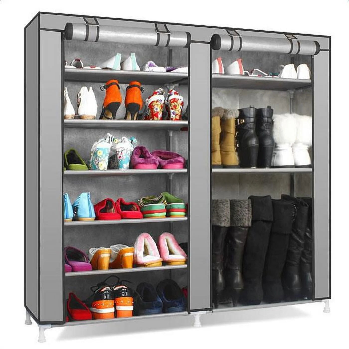 Shoe Rack with Shelves