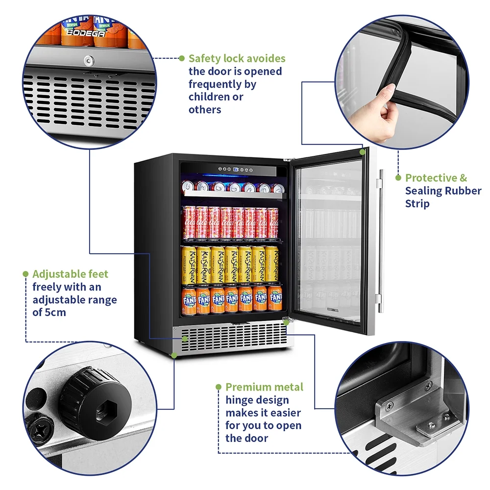 24 Inch Beverage Refrigerator 