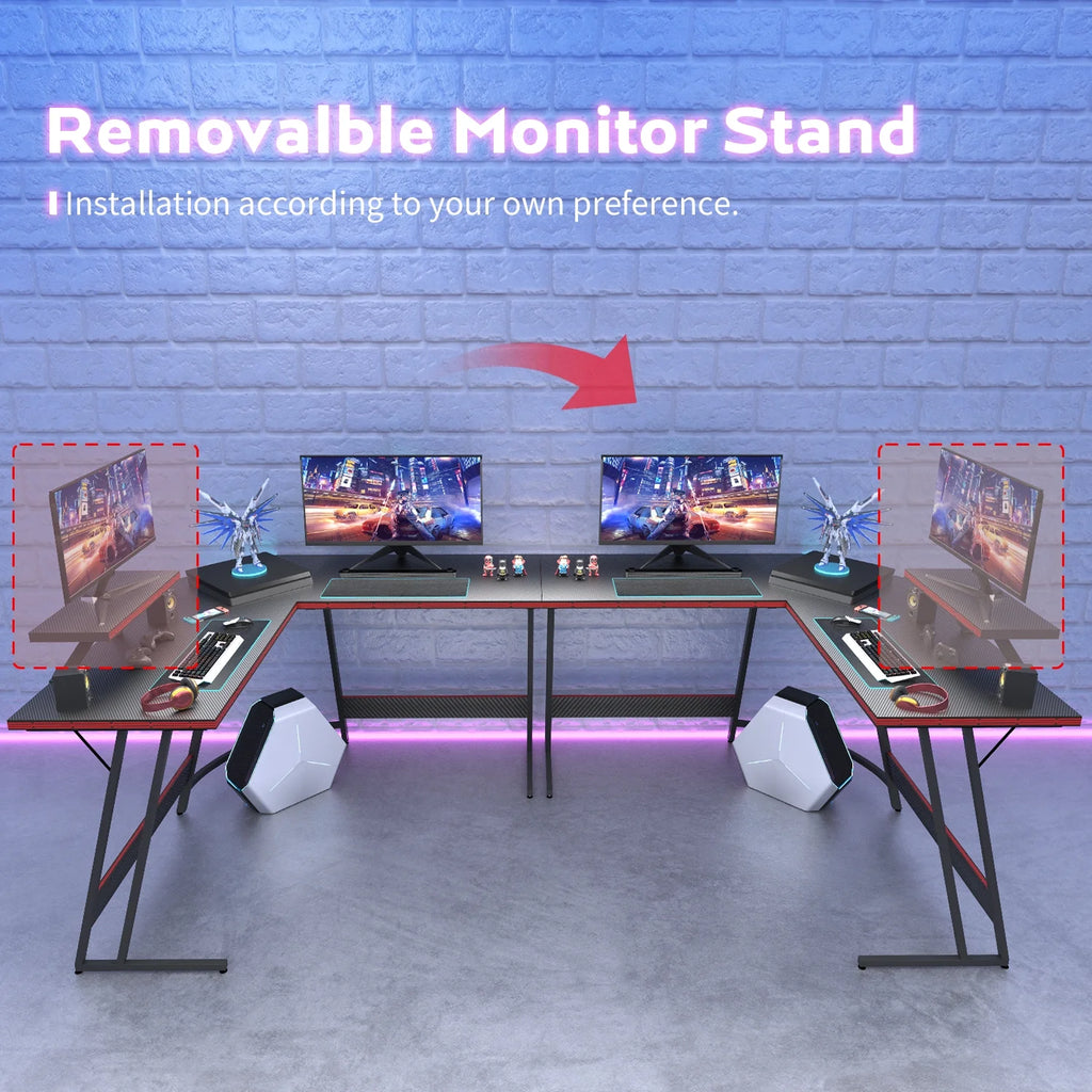 L-Shaped Gaming Desk 