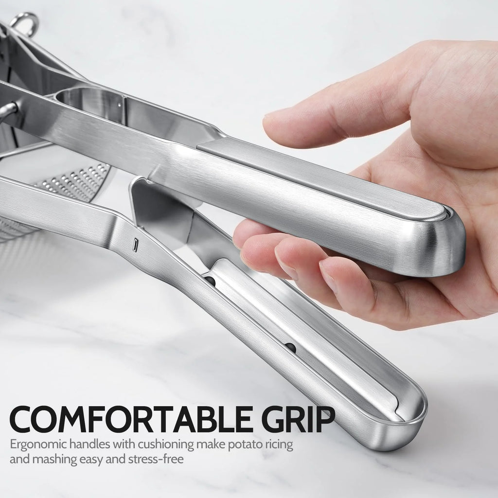 Stainless Steel Masher with Ergonomic Handle