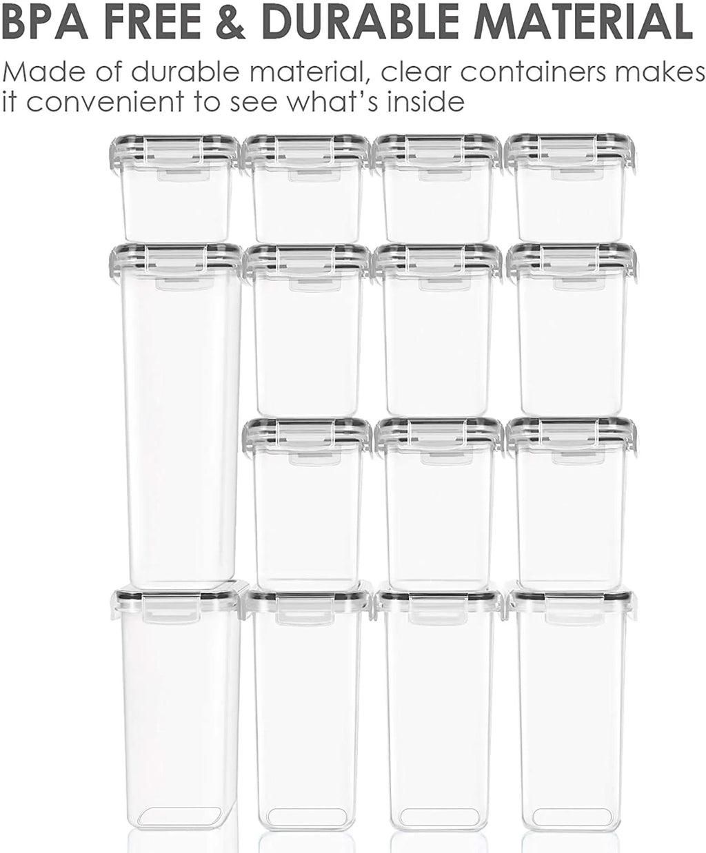 15 Packs Food Containers Set