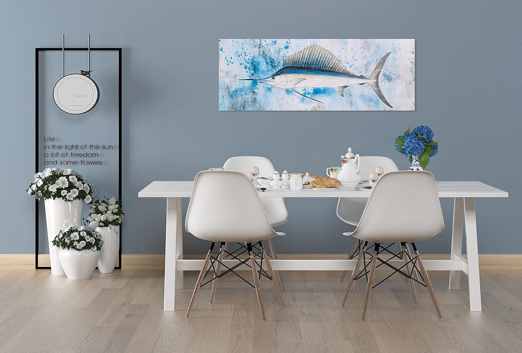 Swordfish Canvas Wall Art 