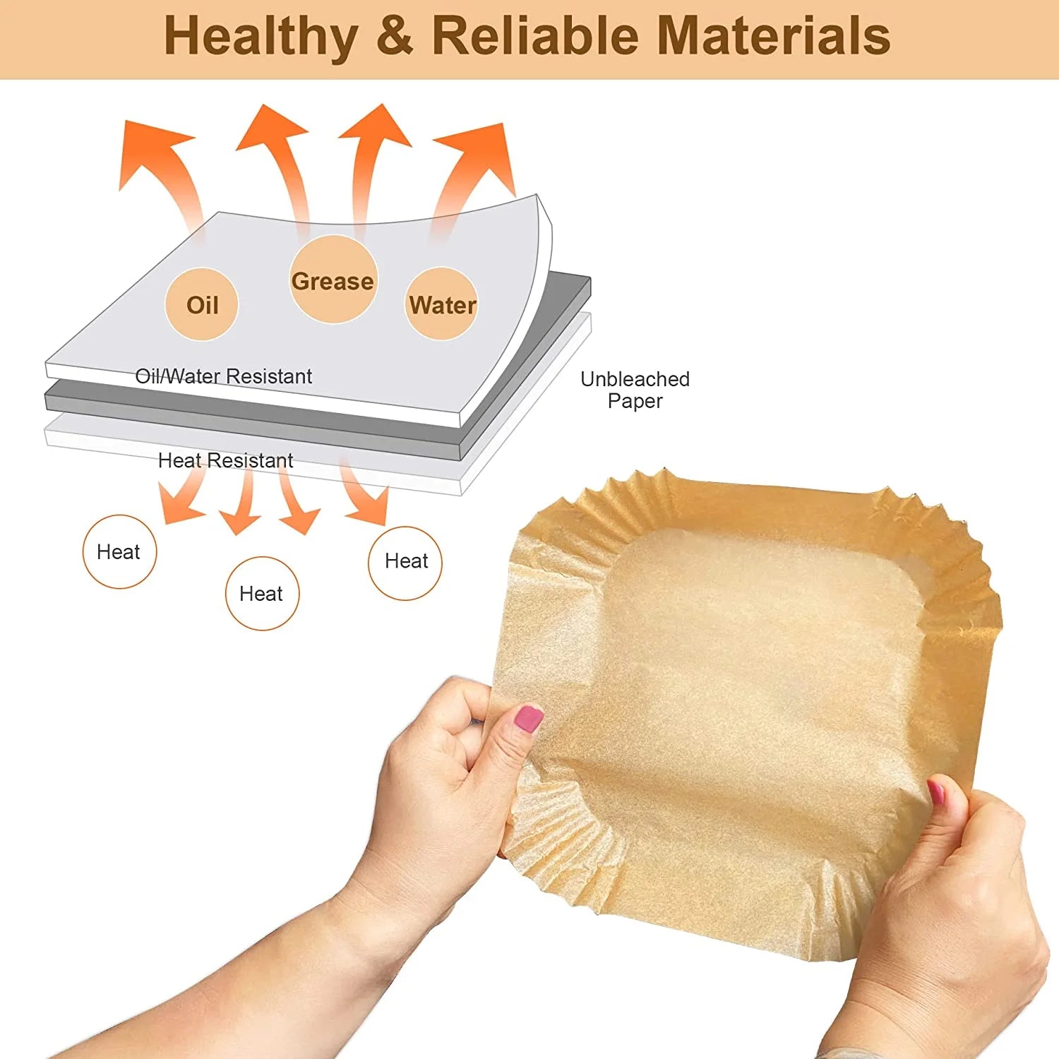 100 PCS Parchment Paper