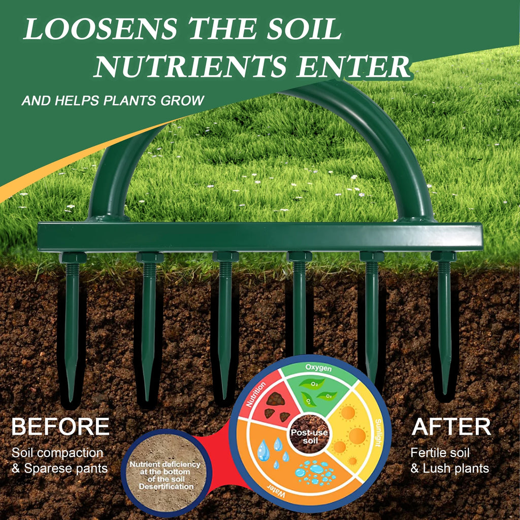 Yard Aerator with T-Handle