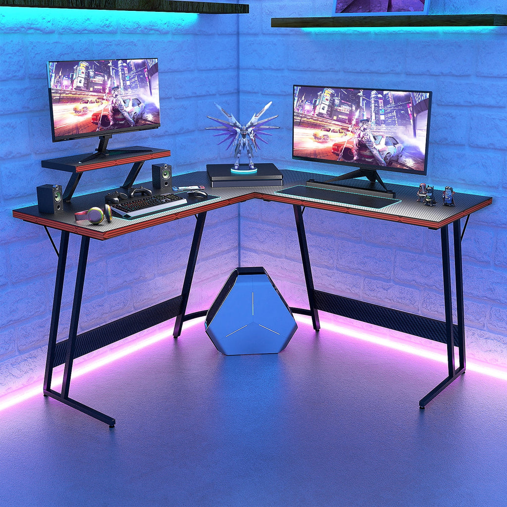 L-Shaped Gaming Desk 