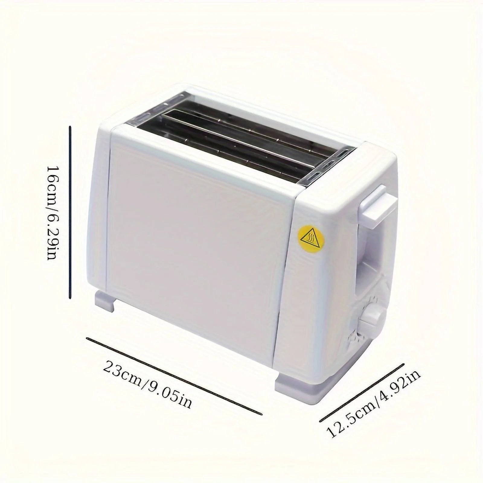 Toaster 2 Slice with Auto Shut off & Reheat Function - White