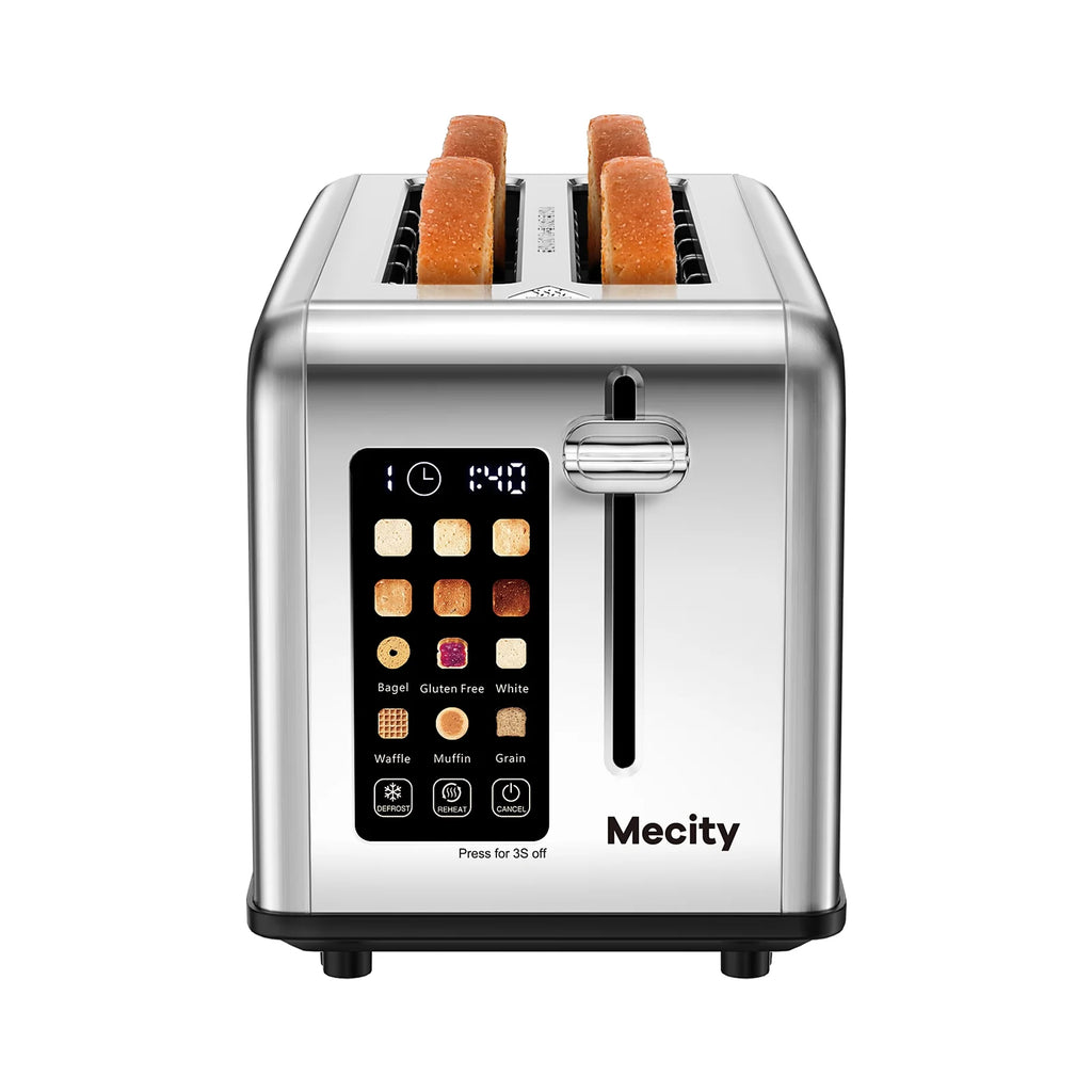 TouchScreen 4 Slice Toaster Stainless Steel - Silver