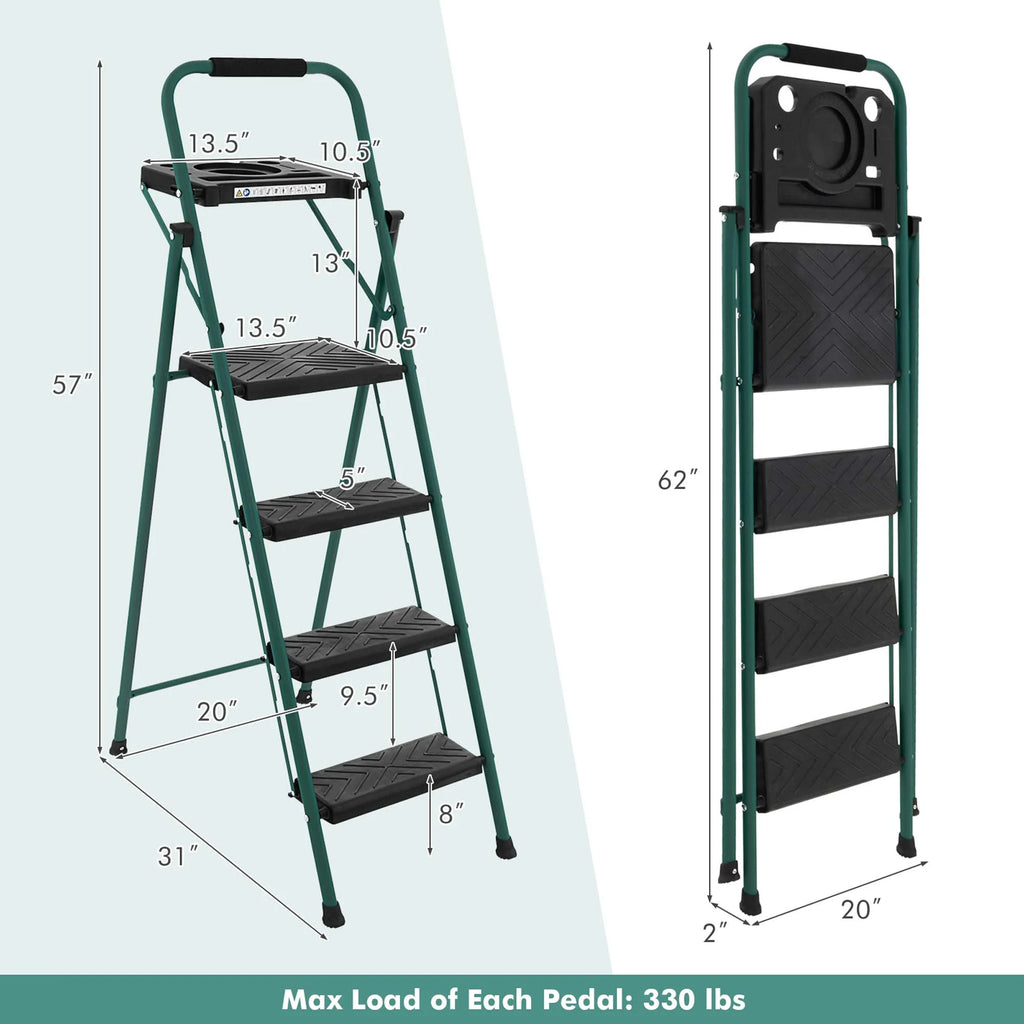 Portable 4 Step Ladder