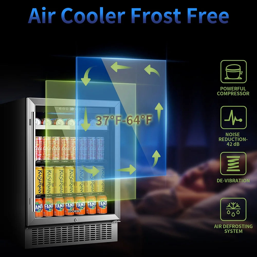 24 Inch Beverage Refrigerator 