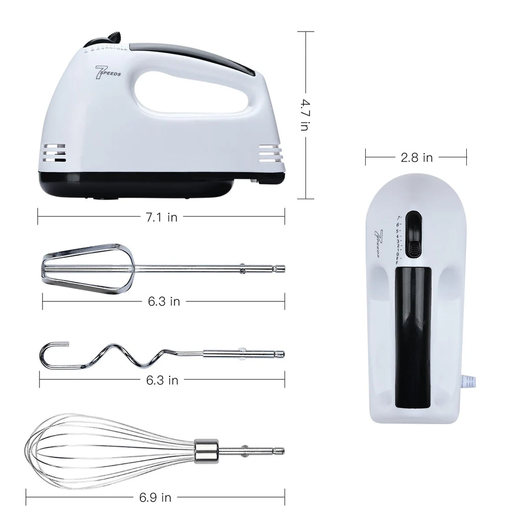 7-Speed Electric Hand Mixer 