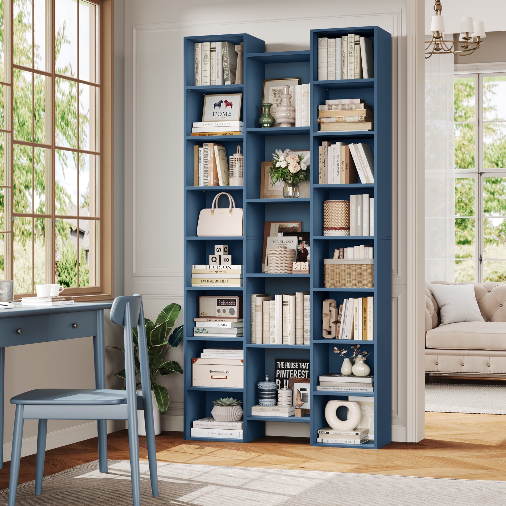 Bookshelves with Adjustable Shelves