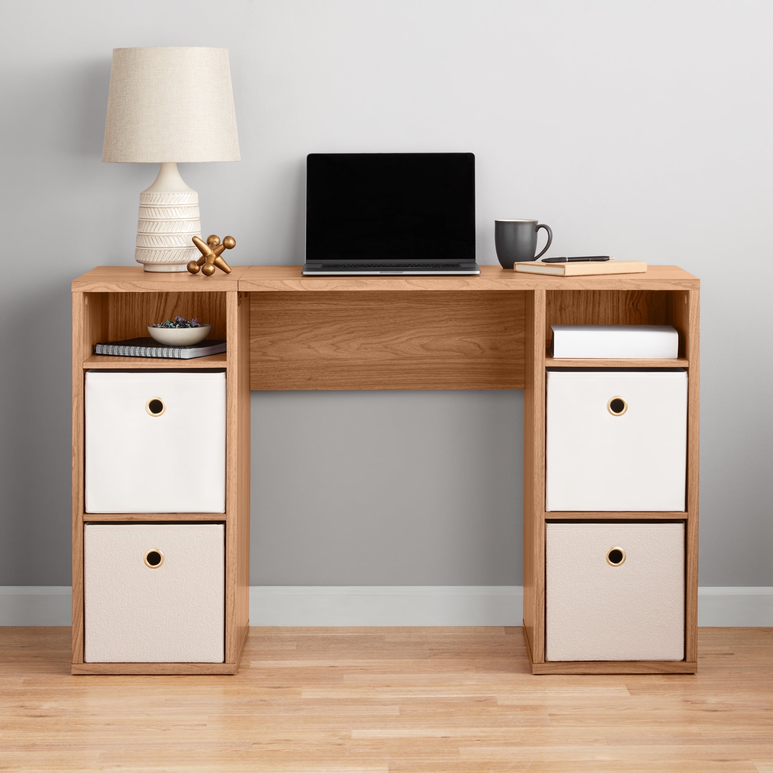 4-Cube Storage Desk