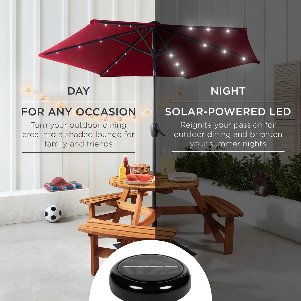 Outdoor Solar Umbrella 