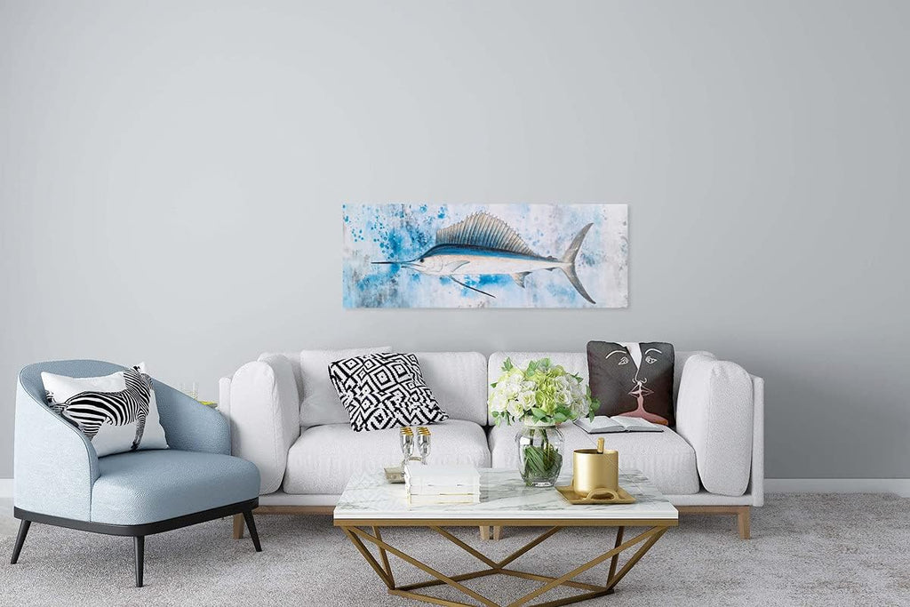 Swordfish Canvas Wall Art 