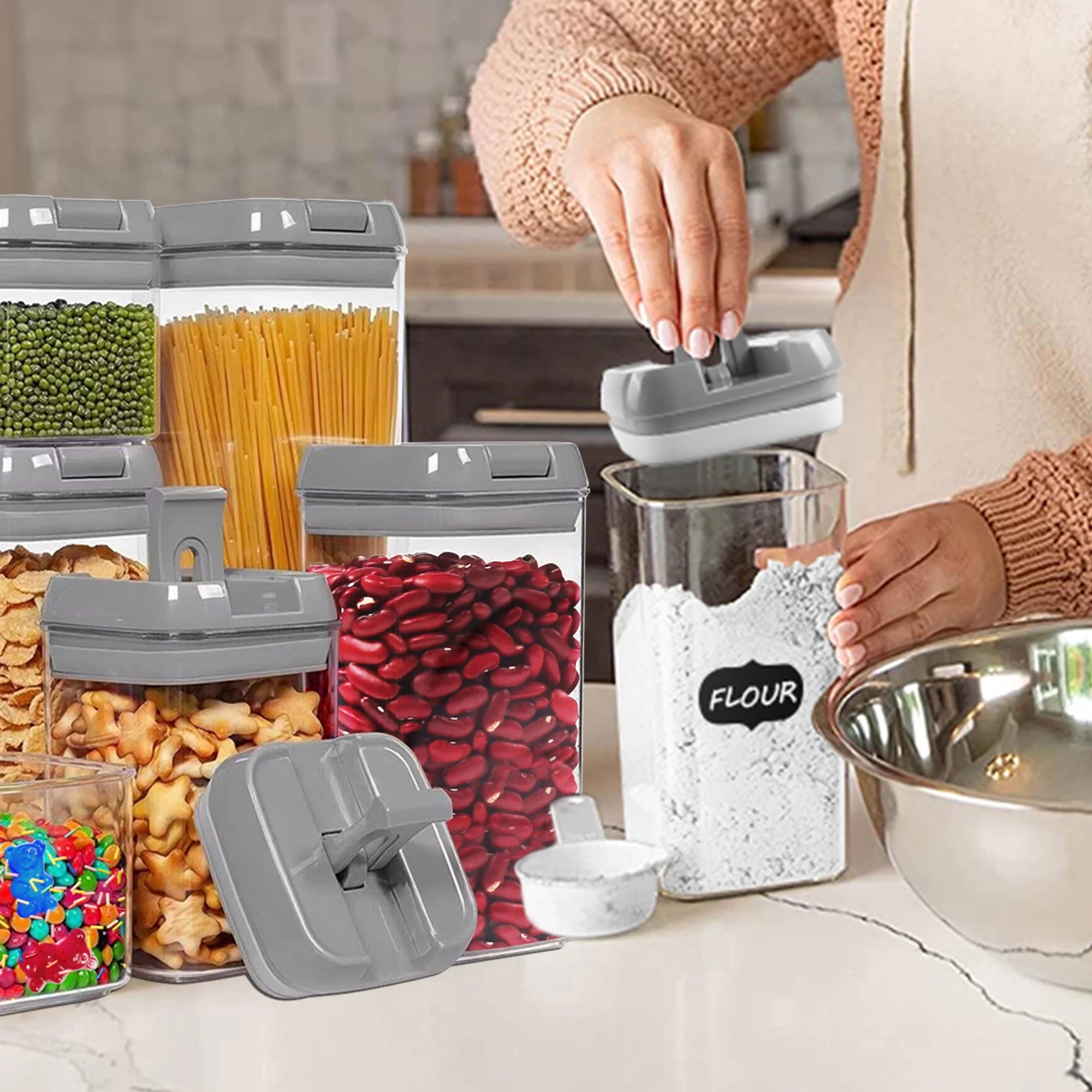 Storage Containers with Lids