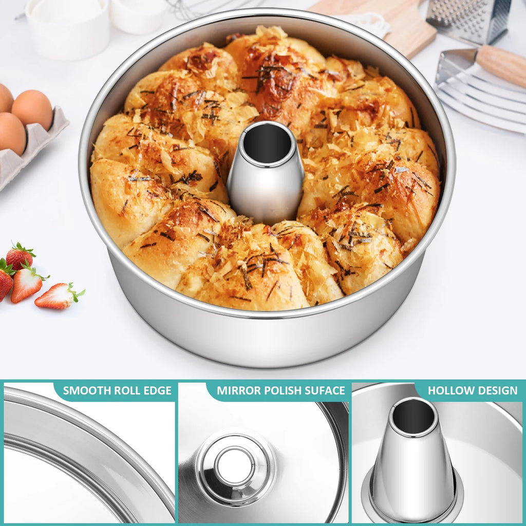10 Inch Stainless Steel Deep Cake Pan