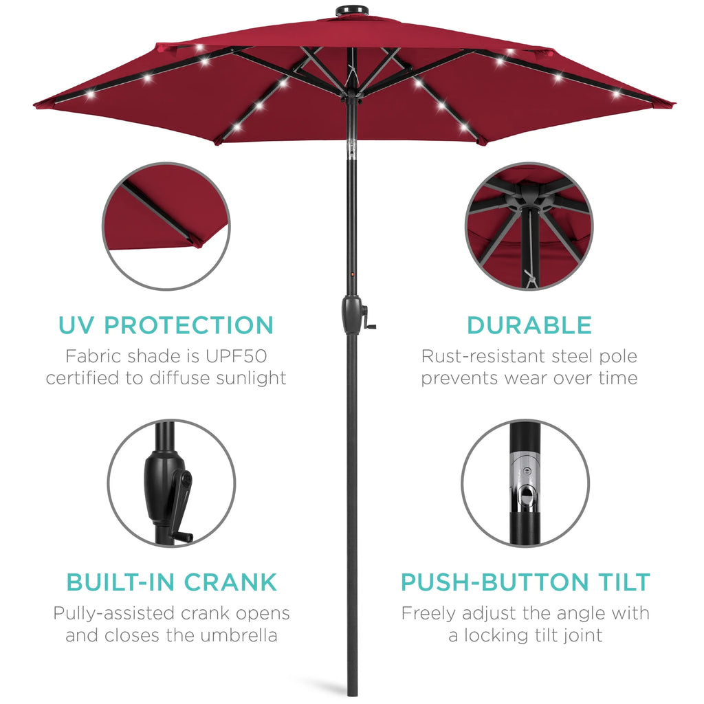 Outdoor Solar Umbrella 