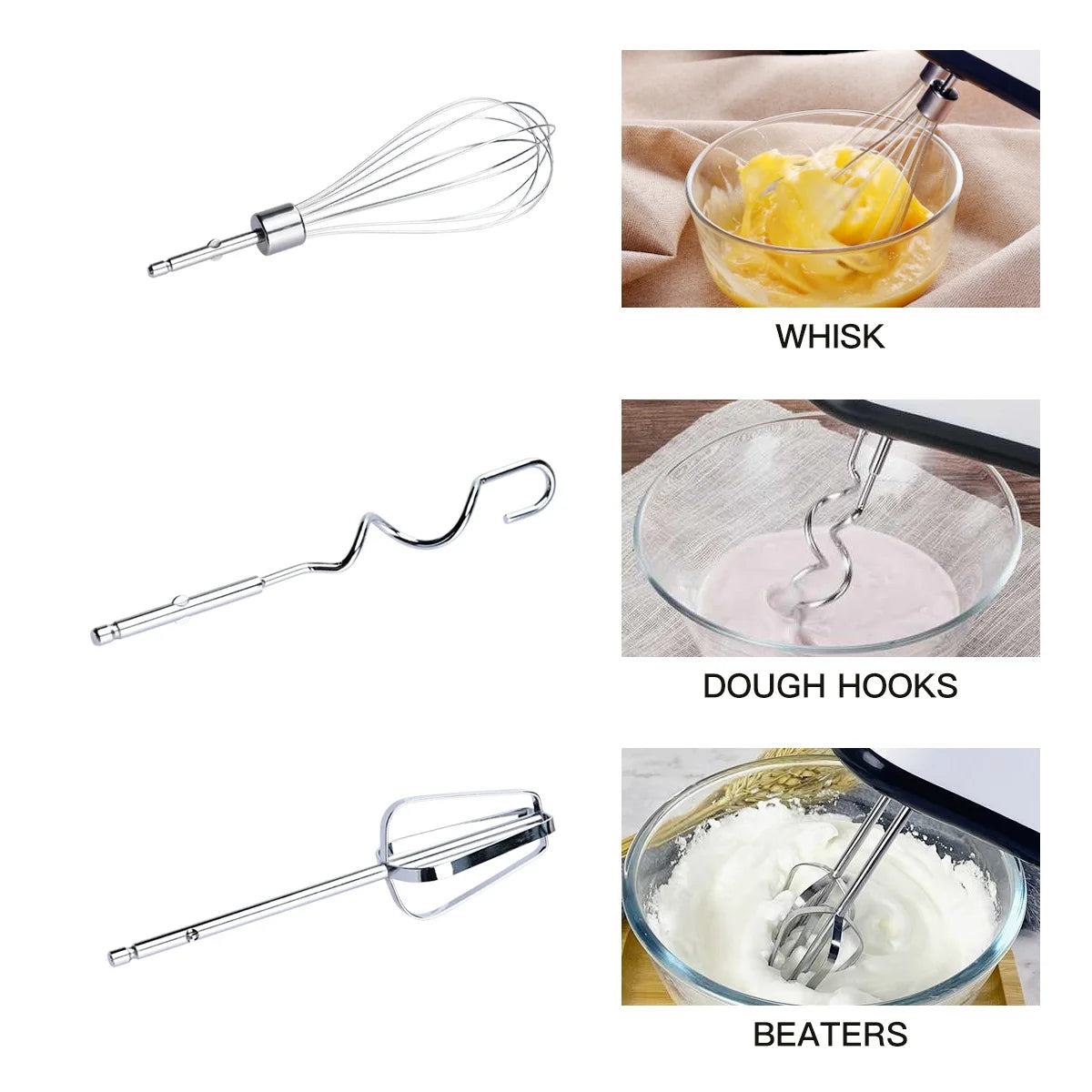 7-Speed Electric Hand Mixer 