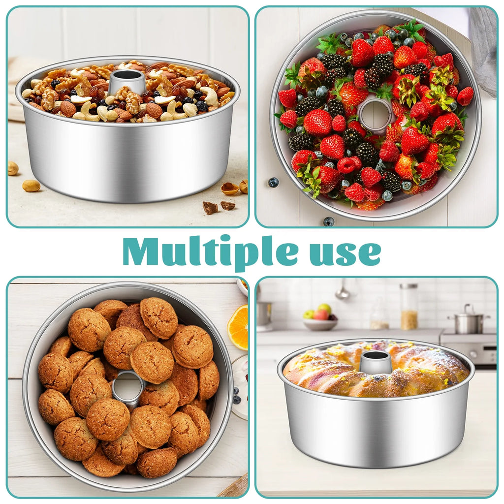 10 Inch Stainless Steel Deep Cake Pan