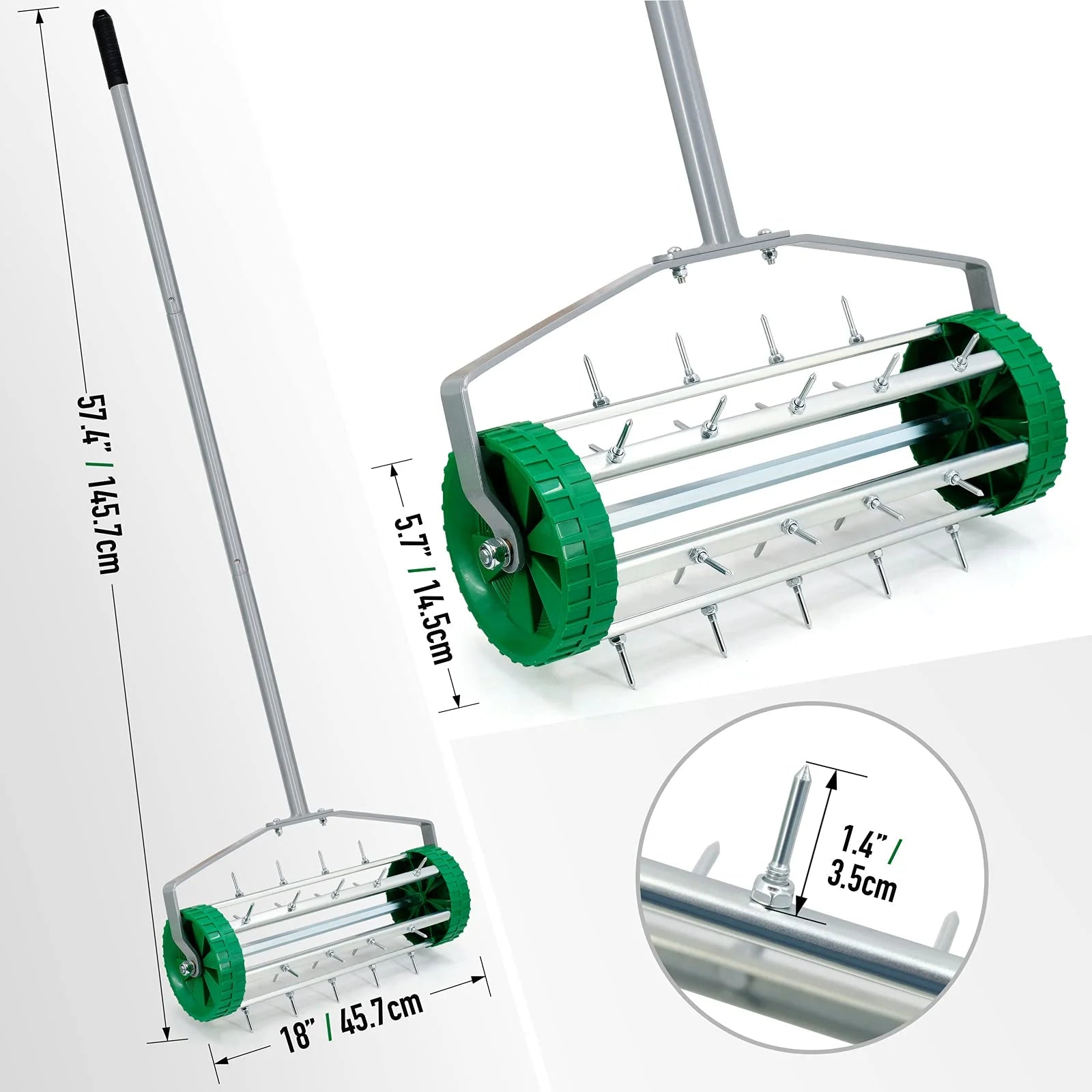 Rolling Lawn Aerator 