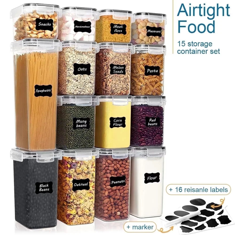 15 Packs Food Containers Set