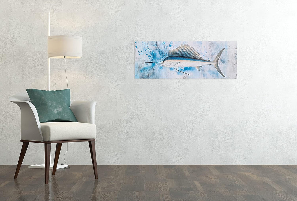 Swordfish Canvas Wall Art 
