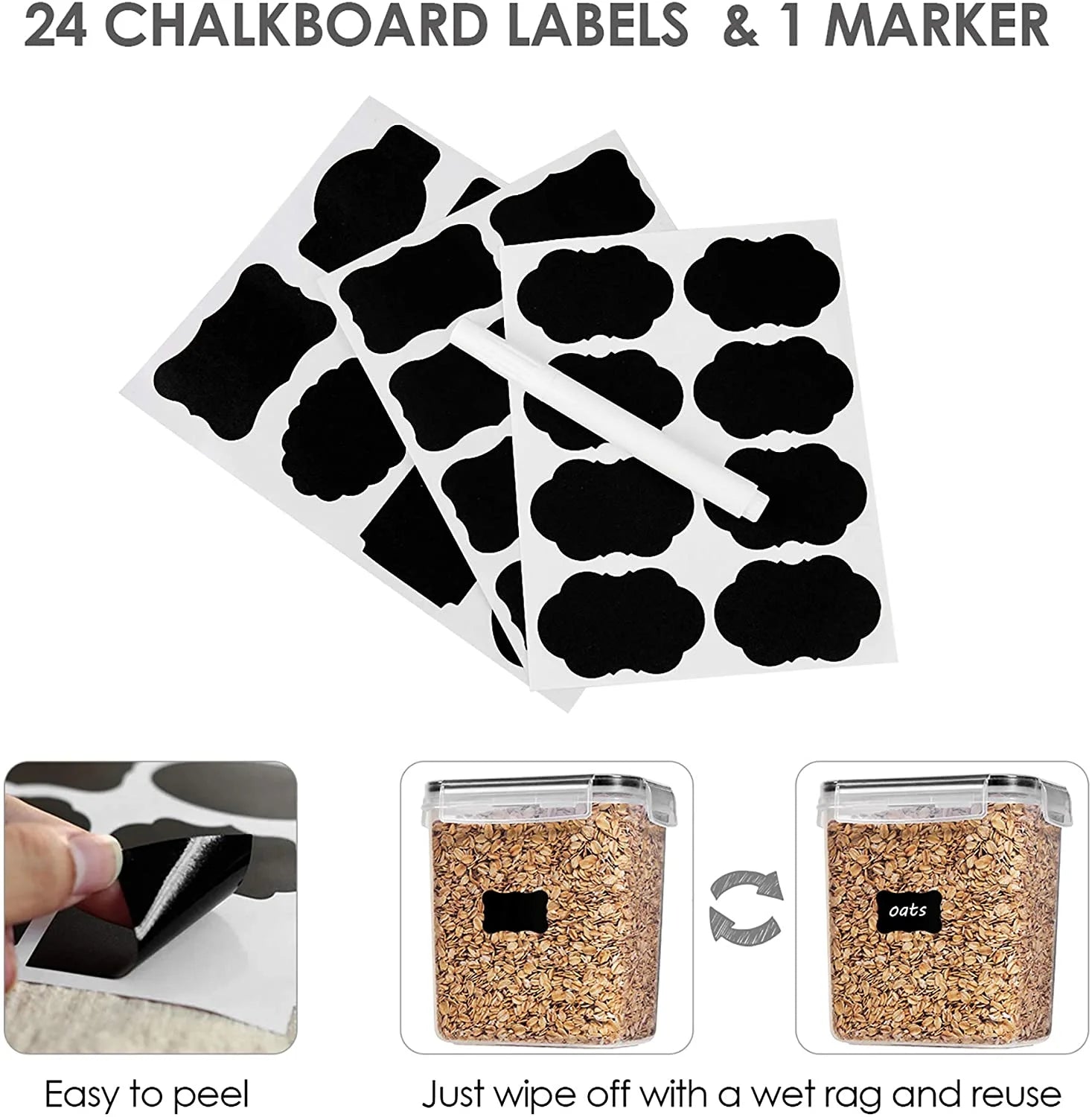 15 Packs Food Containers Set