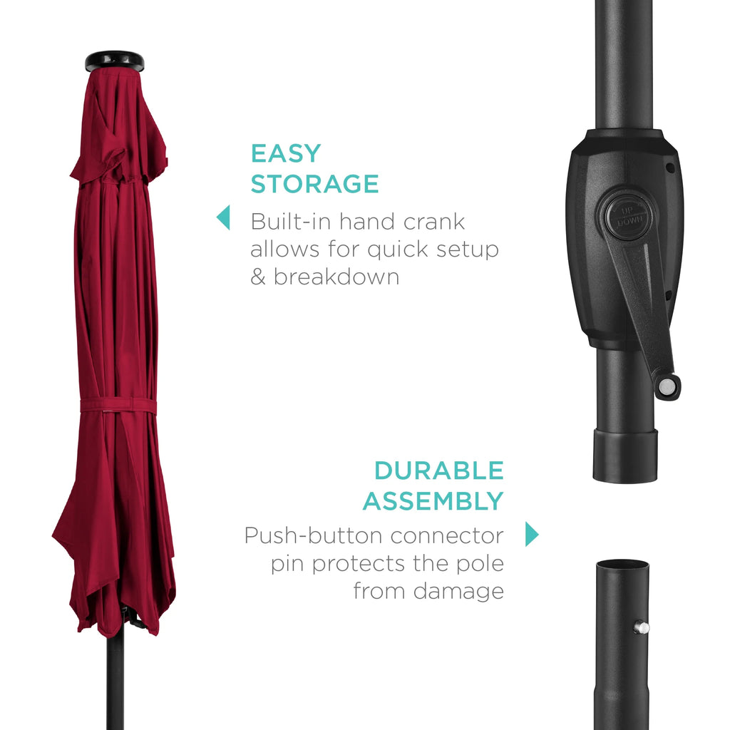 Outdoor Solar Umbrella 